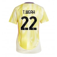 Fotballdrakt Dame Juventus Timothy Weah #22 Bortedrakt 2024-25 Kortermet